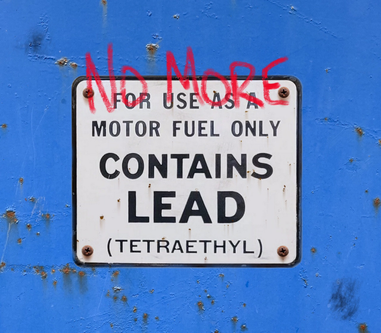 no more lead sign